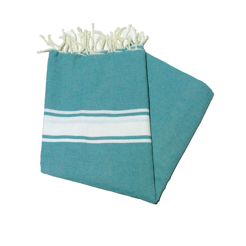 Fouta Essaouira turquoise