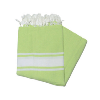 Fouta Essaouira vert pistache vif