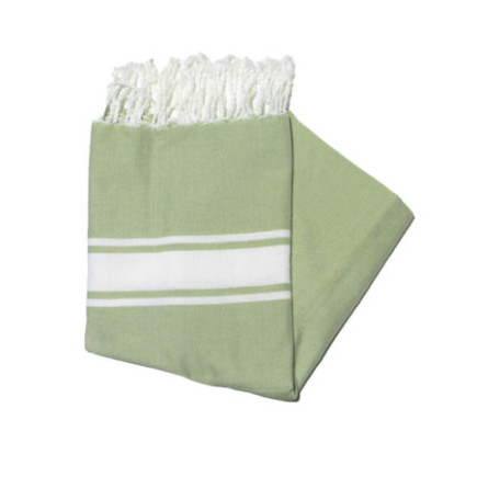 Fouta Essaouira vert tilleul